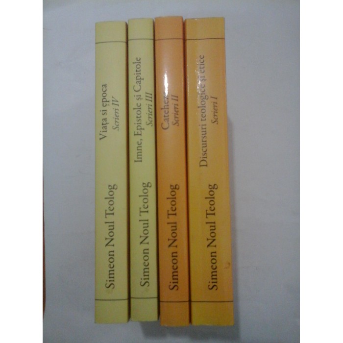 SIMEON NOUL TEOLOG - SCRIERI - 4 volume